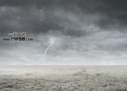 Photoshop合成沙漠风暴之门,PS教程,思缘教程网
