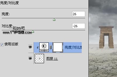 Photoshop合成沙漠风暴之门,PS教程,思缘教程网
