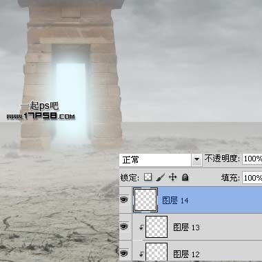 Photoshop合成沙漠风暴之门,PS教程,思缘教程网