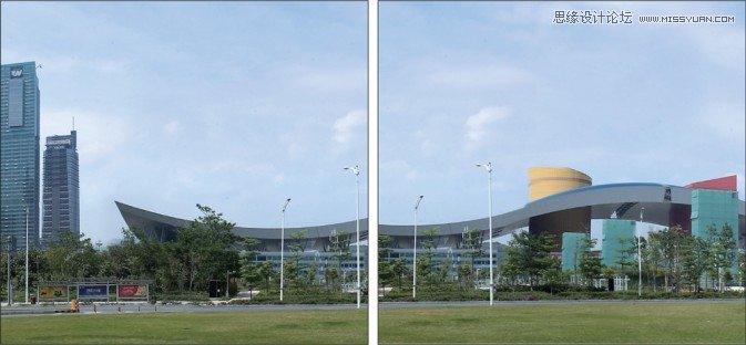 Photoshop打造360°地球仪极坐标全景景观,PS教程,思缘教程网