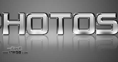 Photoshop制作质感白绣刚金属字,PS教程,思缘教程网