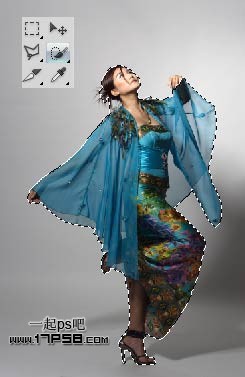 Photoshop合成超酷的飞天美女场景,PS教程,思缘教程网
