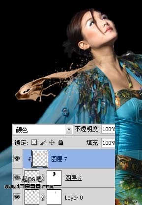 Photoshop合成超酷的飞天美女场景,PS教程,思缘教程网