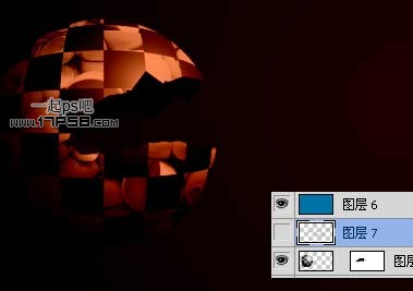 Photoshop制作支离破碎的球体效果,PS教程,思缘教程网