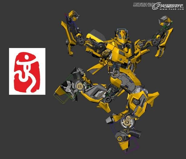 3ds Max制作变形金刚遭遇钢铁侠,PS教程,思缘教程网