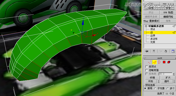 3ds Max制作绿色风格的跑跑卡丁车,PS教程,思缘教程网