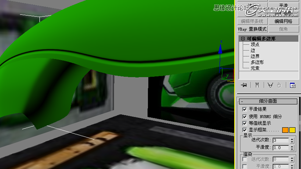 3ds Max制作绿色风格的跑跑卡丁车,PS教程,思缘教程网