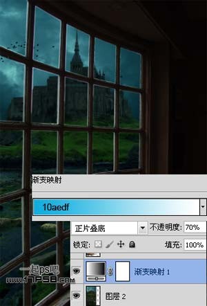 烛光 美女 夜景 ps教程