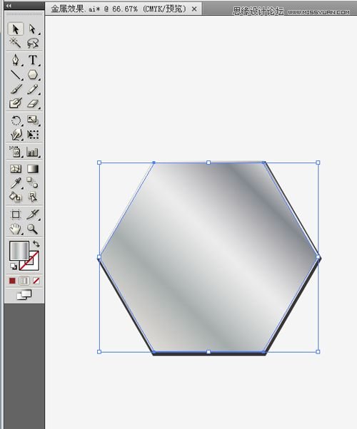 Illustrator多边形工具绘制质感素材,PS教程,思缘教程网