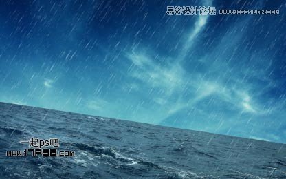 Photoshop合成飞龙火烧海上商船壁纸,PS教程,思缘教程网
