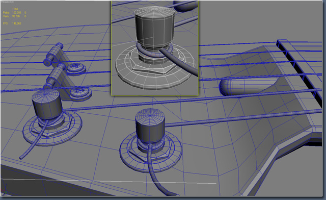 3DSMAX打造超逼真吉他 飞特网 3DSMAX教程