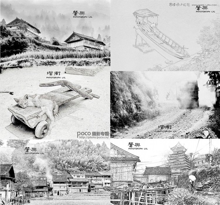 Photoshop打造风景摄影简洁素描风格效果,PS教程,思缘教程网