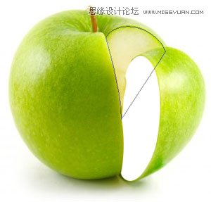 Photoshop合成一只想变成橙子的苹果,PS教程,思缘教程网