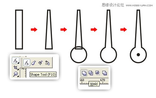 CorelDraw绘制超真实的手表教程,PS教程,思缘教程网