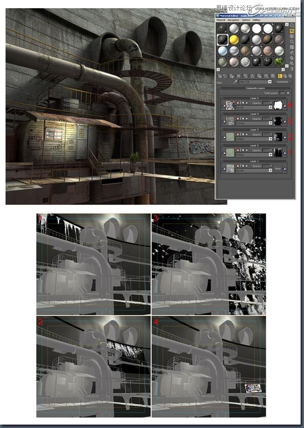 3ds Max教程：“场景纹理”图像制作,PS教程,思缘教程网
