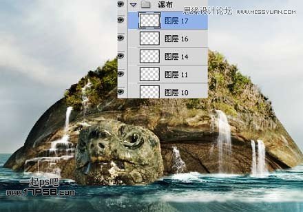 Photoshop创意合成乌龟海岛,PS教程,思缘教程网