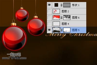 PhotoshopCS5设计绚丽的圣诞壁纸,PS教程,思缘教程网