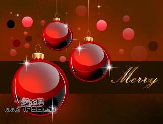 PhotoshopCS5设计绚丽的圣诞壁纸,PS教程,思缘教程网