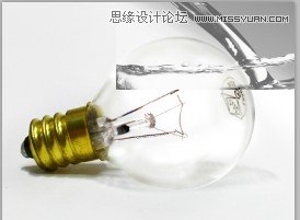 Photoshop创意合成灯泡中的金鱼,PS教程,思缘教程网