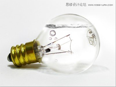 Photoshop创意合成灯泡中的金鱼,PS教程,思缘教程网