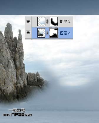 Photoshop合成迷雾江面泛舟的奇幻场景,PS教程,思缘教程网