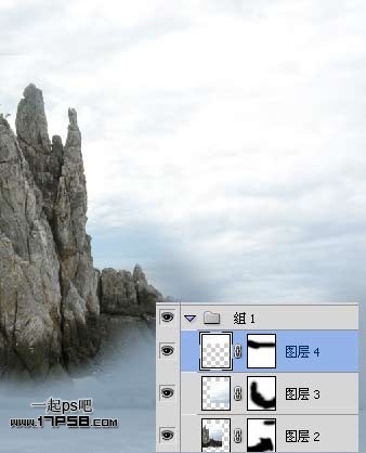 Photoshop合成迷雾江面泛舟的奇幻场景,PS教程,思缘教程网