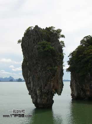 Photoshop合成迷雾江面泛舟的奇幻场景,PS教程,思缘教程网