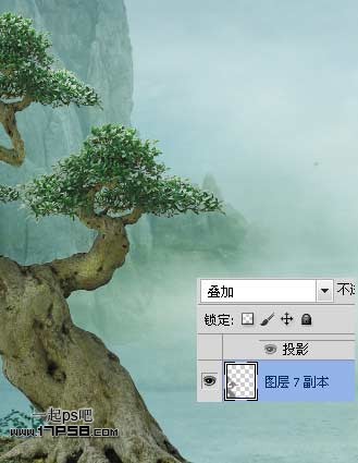 Photoshop合成迷雾江面泛舟的奇幻场景,PS教程,思缘教程网