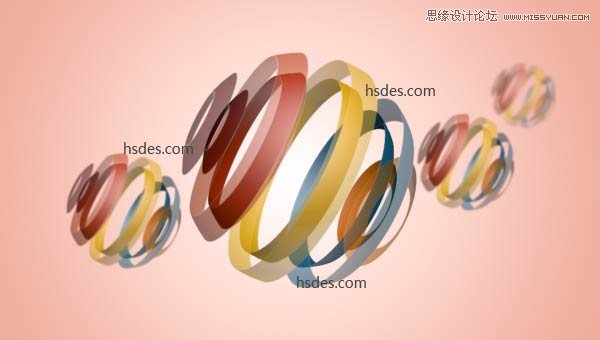 Photoshop3D功能制作立体效果的彩球,PS教程,思缘教程网