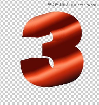 Photoshop制作立体质感3D花纹字效果,PS教程,思缘教程网