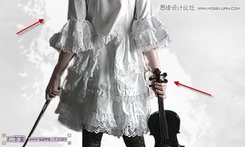 Photoshop简单制作怀旧效果的小提琴作家,PS教程,思缘教程网