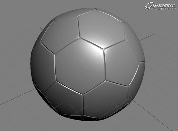 3ds Max贴图教程：制作足球贴图