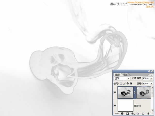 Photoshop抠出流动效果的墨迹,PS教程,思缘教程网