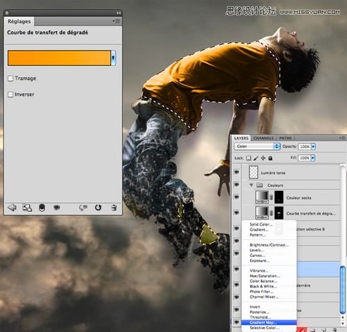 Photoshop打造人体解体爆破瞬间特效,PS教程,思缘教程网