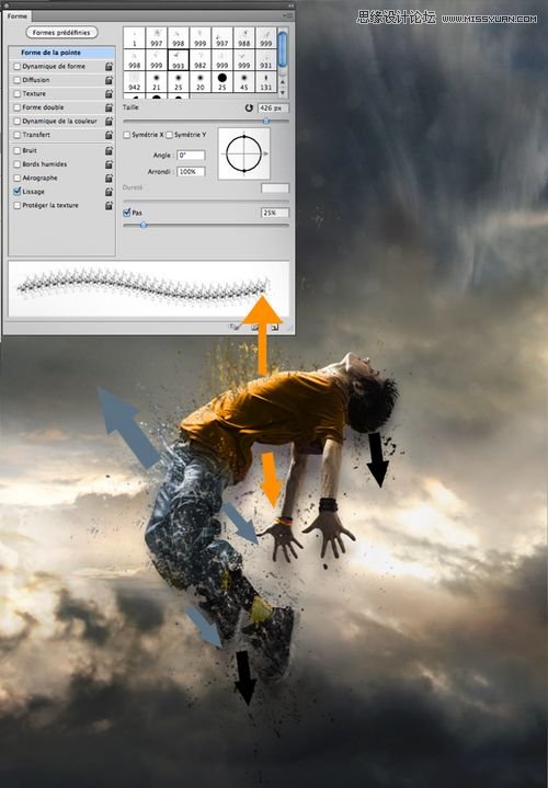 Photoshop打造人体解体爆破瞬间特效,PS教程,思缘教程网