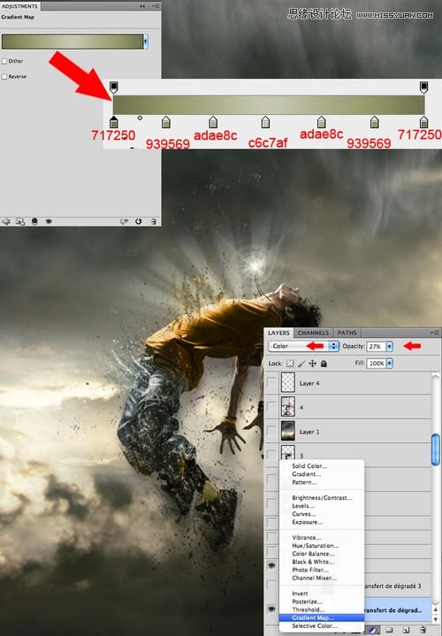 Photoshop打造人体解体爆破瞬间特效,PS教程,思缘教程网